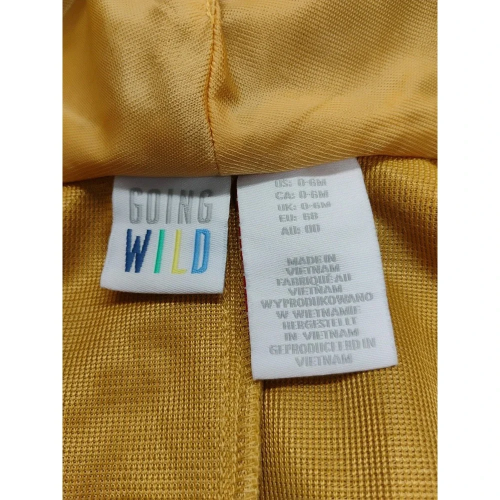 GOING WILD Lion Halloween costume baby sack bunting size 0-6 months‎